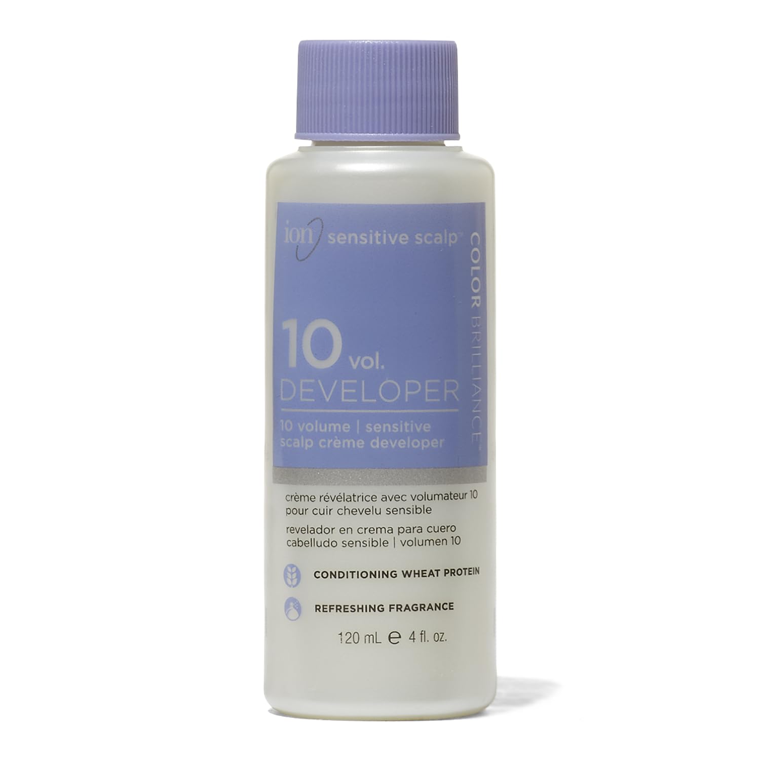 ion Intensive Shine Demi Permanent Hair Color Kit: 3N Dark Natural Brown Demi Permanent Creme Hair Color (2.05 oz), Sensitive Scalp 10V Creme Developer (4 oz), & After Color Treatment (7 fl oz) - Image 4